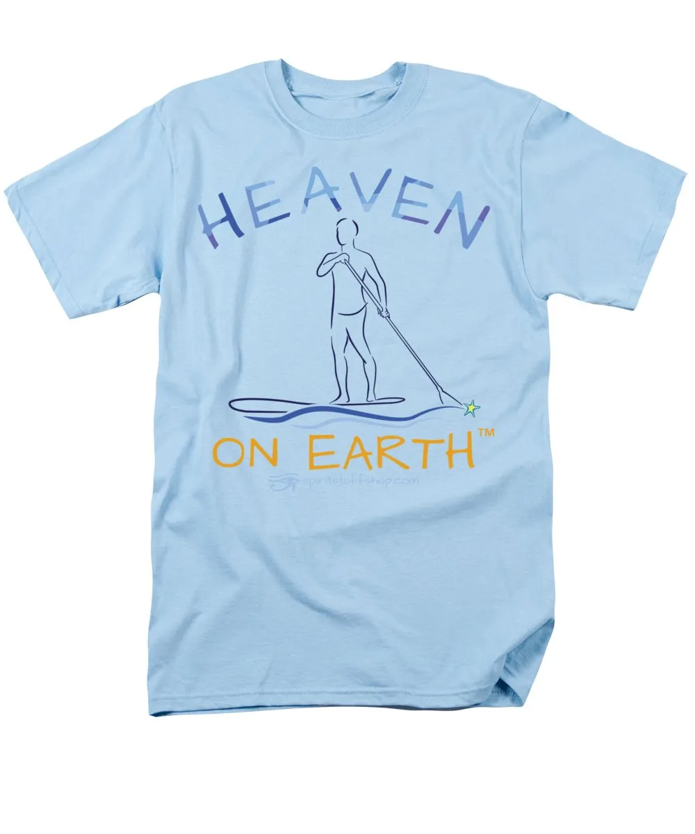 Paddle Board Heaven On Earth - Men's T-Shirt  (Regular Fit)