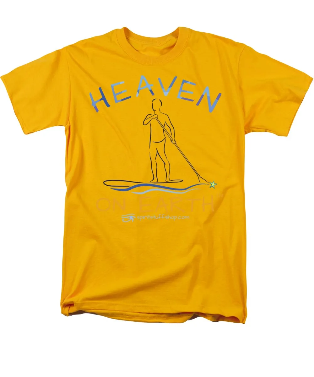 Paddle Board Heaven On Earth - Men's T-Shirt  (Regular Fit)