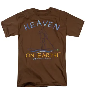 Paddle Board Heaven On Earth - Men's T-Shirt  (Regular Fit)