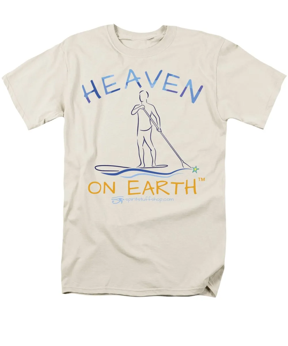 Paddle Board Heaven On Earth - Men's T-Shirt  (Regular Fit)