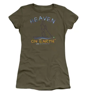 Paddle Board Heaven On Earth - Women's T-Shirt