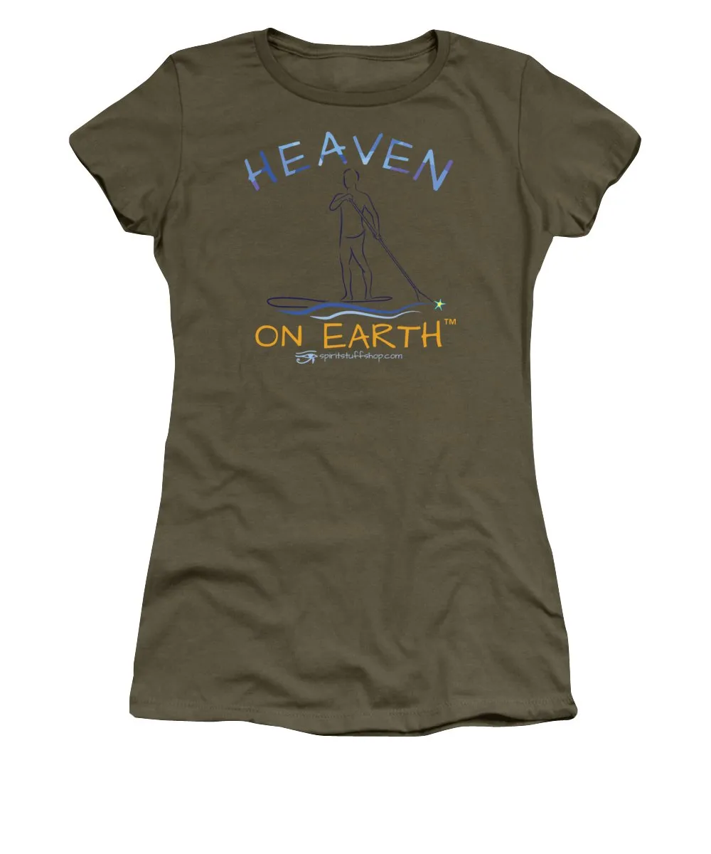 Paddle Board Heaven On Earth - Women's T-Shirt