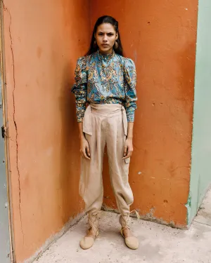 Painter Sand Linen Pant