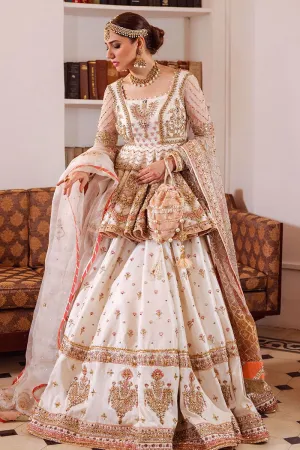Pakistani Silk Bridal Dress with Blend of Organza #BR20