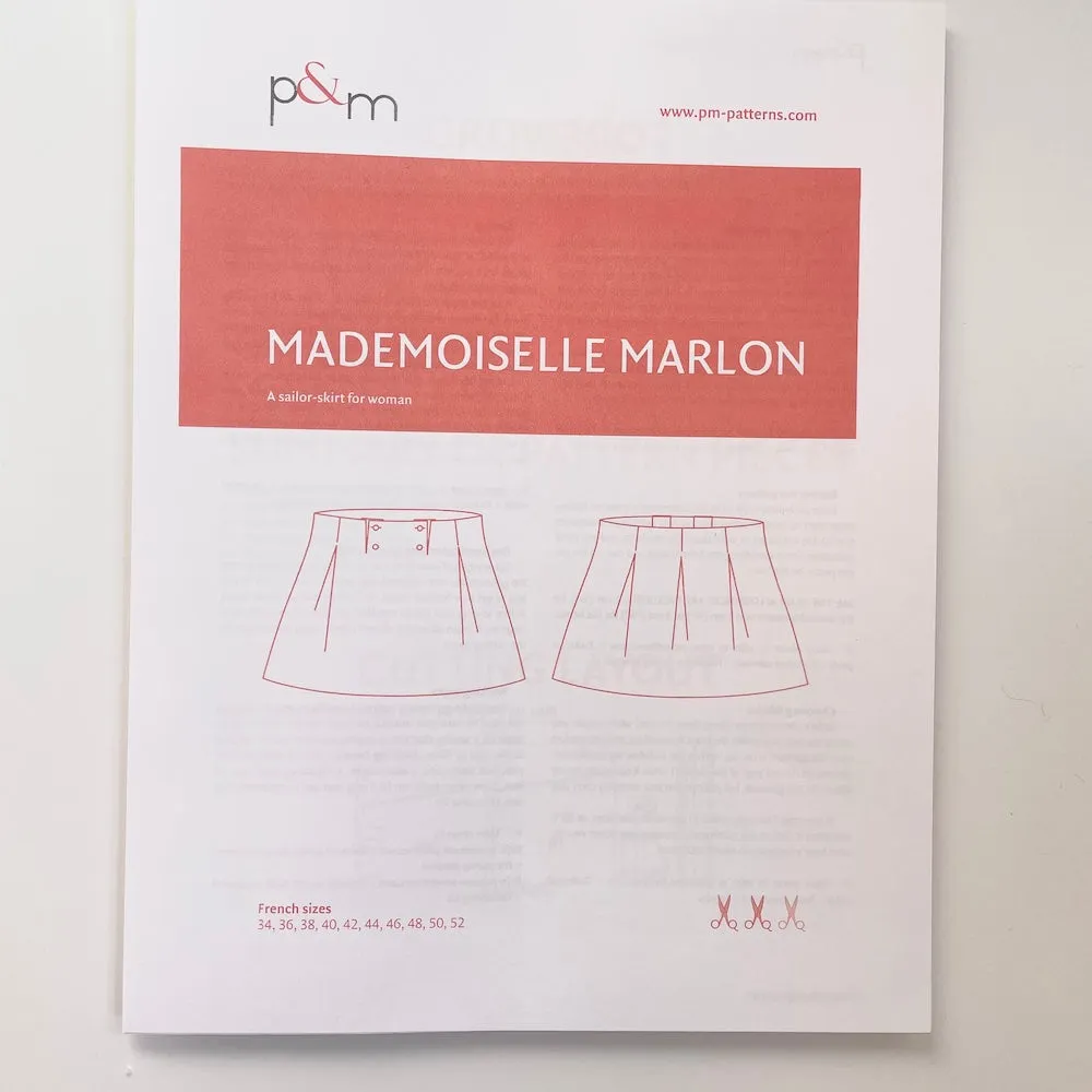 P&M Patterns : Mademoiselle Marlon Skirt
