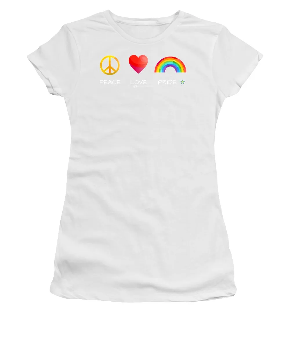 Peace Love And Pride - Women's T-Shirt