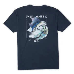 Pelagic Goione Sailfish T-Shirt - Navy