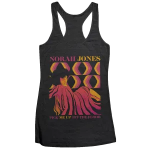 Pick Me Up Vintage Black Racerback Tank