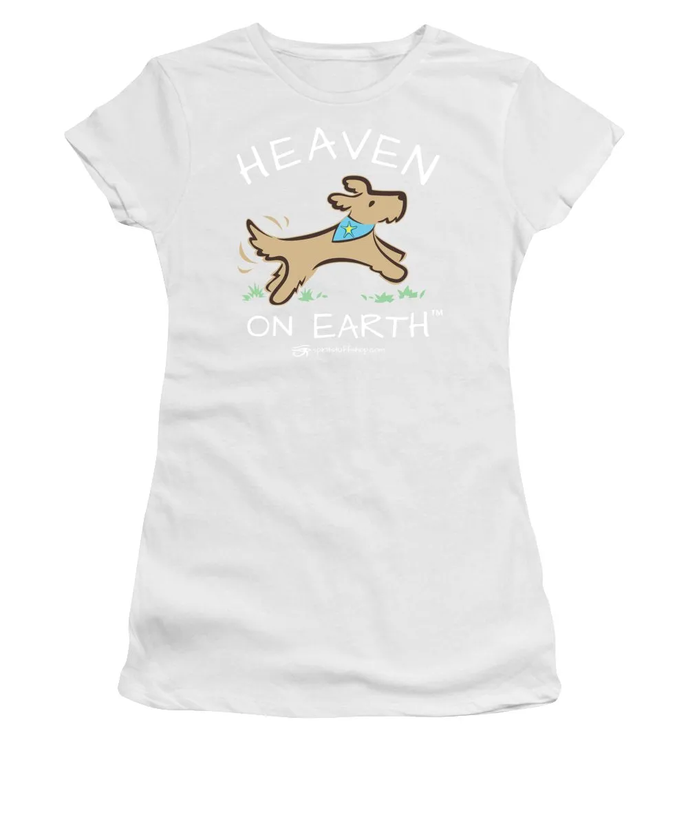 Pup/dog Heaven On Earth - Women's T-Shirt