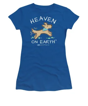 Pup/dog Heaven On Earth - Women's T-Shirt