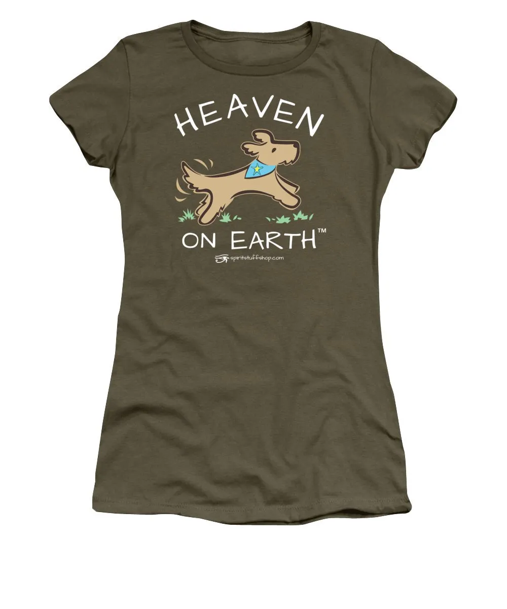 Pup/dog Heaven On Earth - Women's T-Shirt