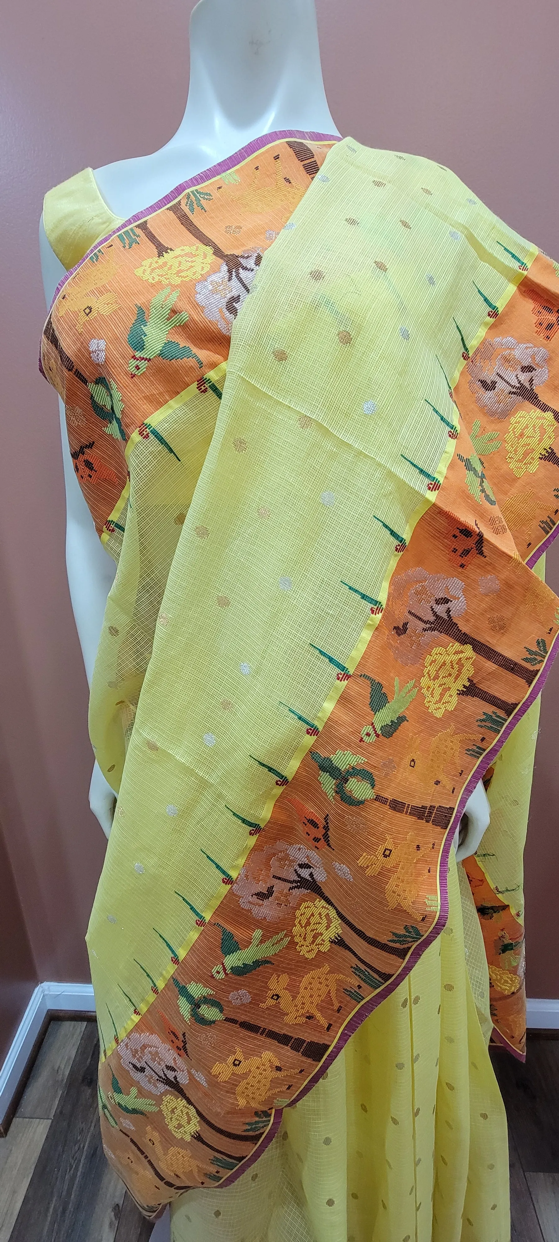 Pure Zari Kota Saree Collection in exciting Colors