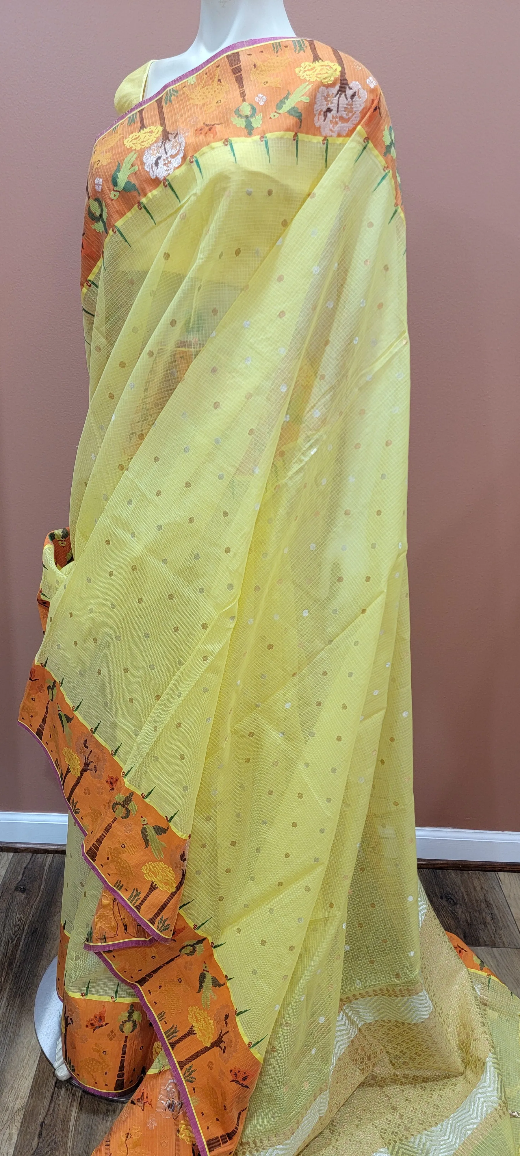 Pure Zari Kota Saree Collection in exciting Colors