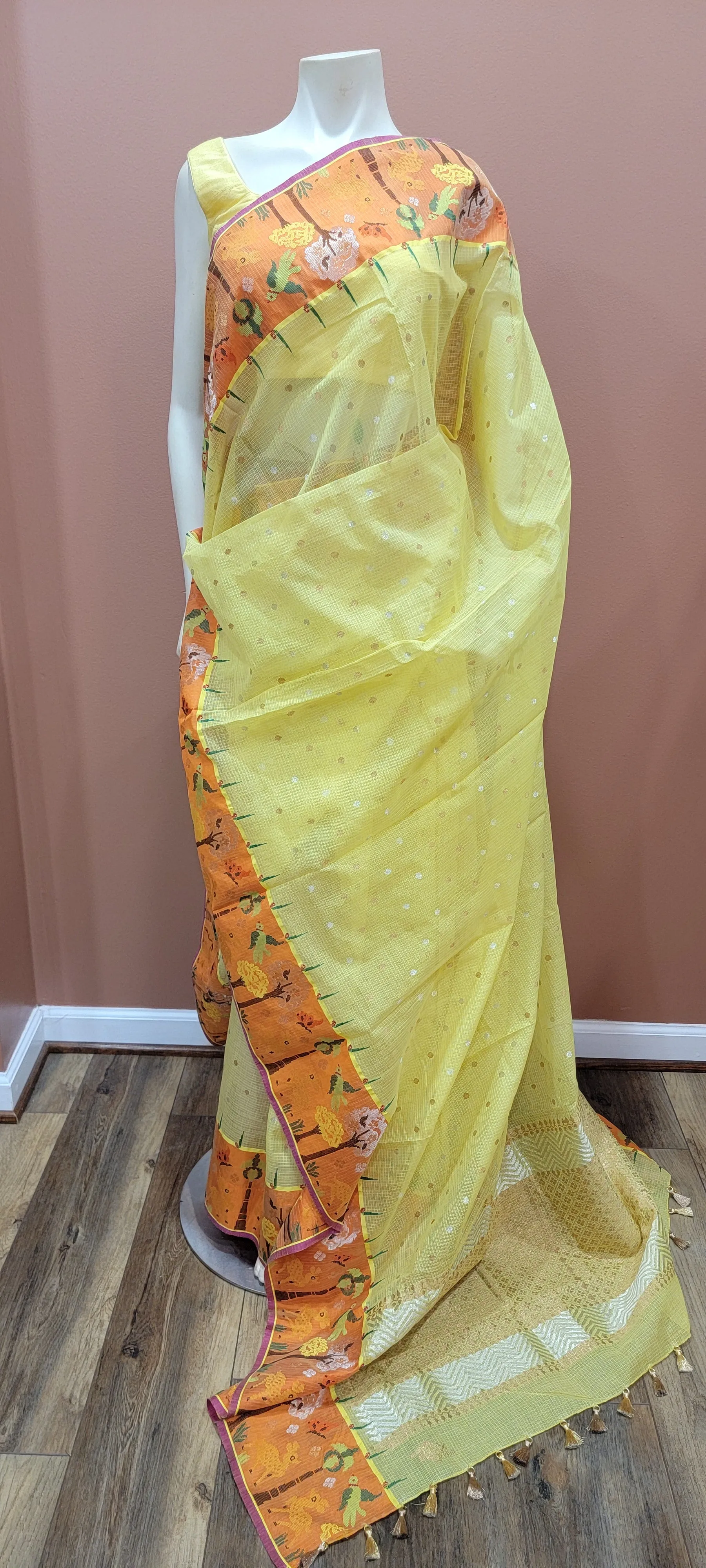 Pure Zari Kota Saree Collection in exciting Colors
