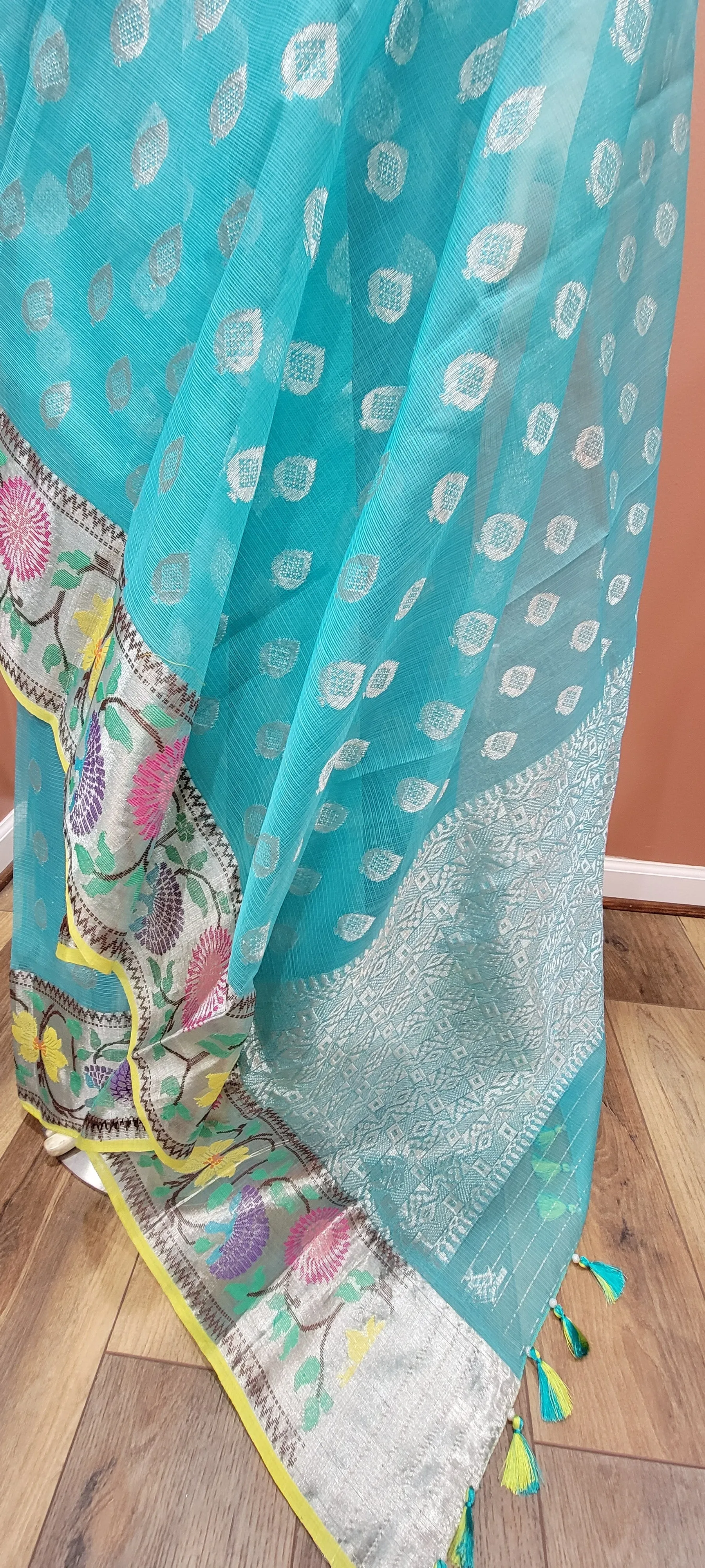 Pure Zari Kota Saree Collection in exciting Colors