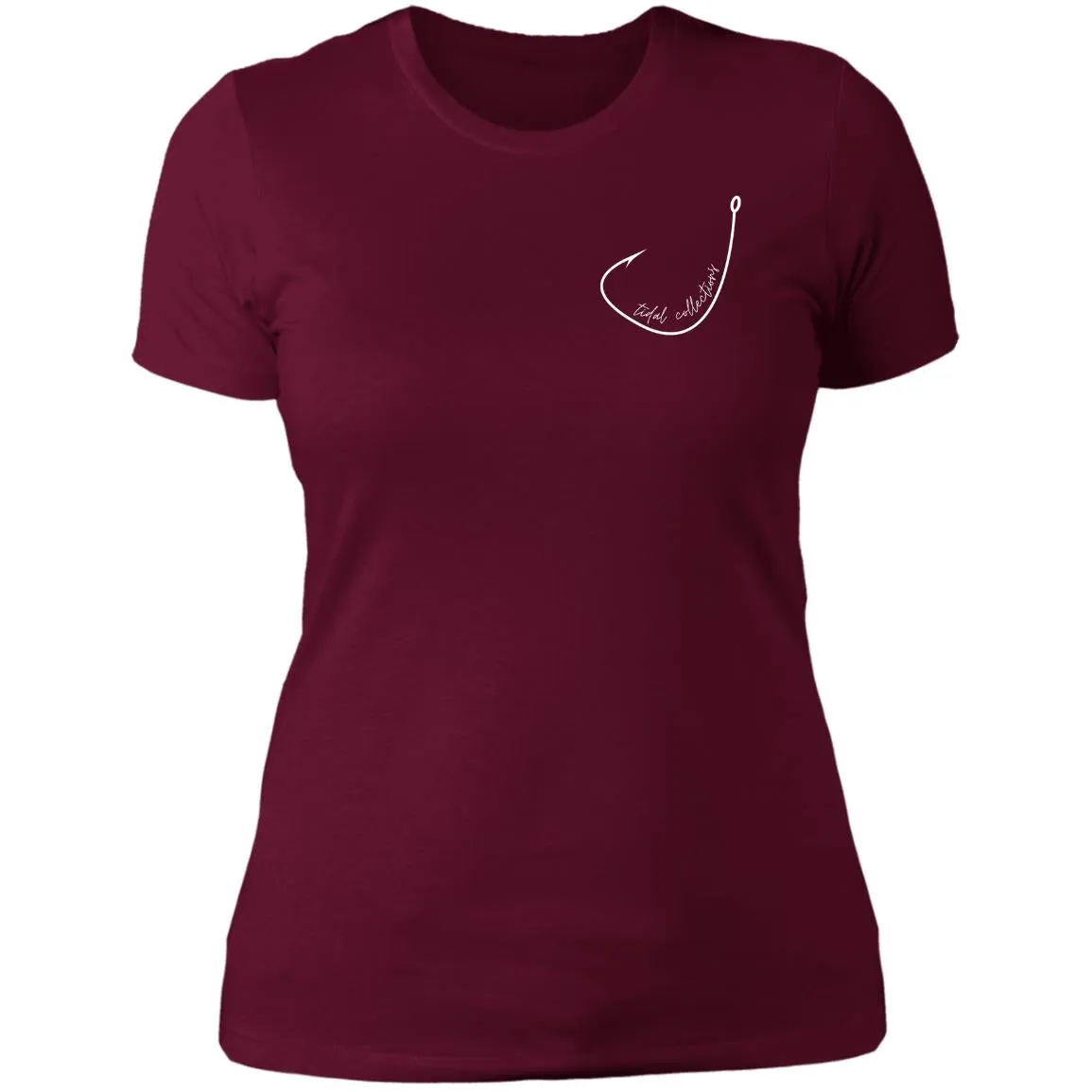 "Small Hook- WHITE" Ladies' Boyfriend T-Shirt