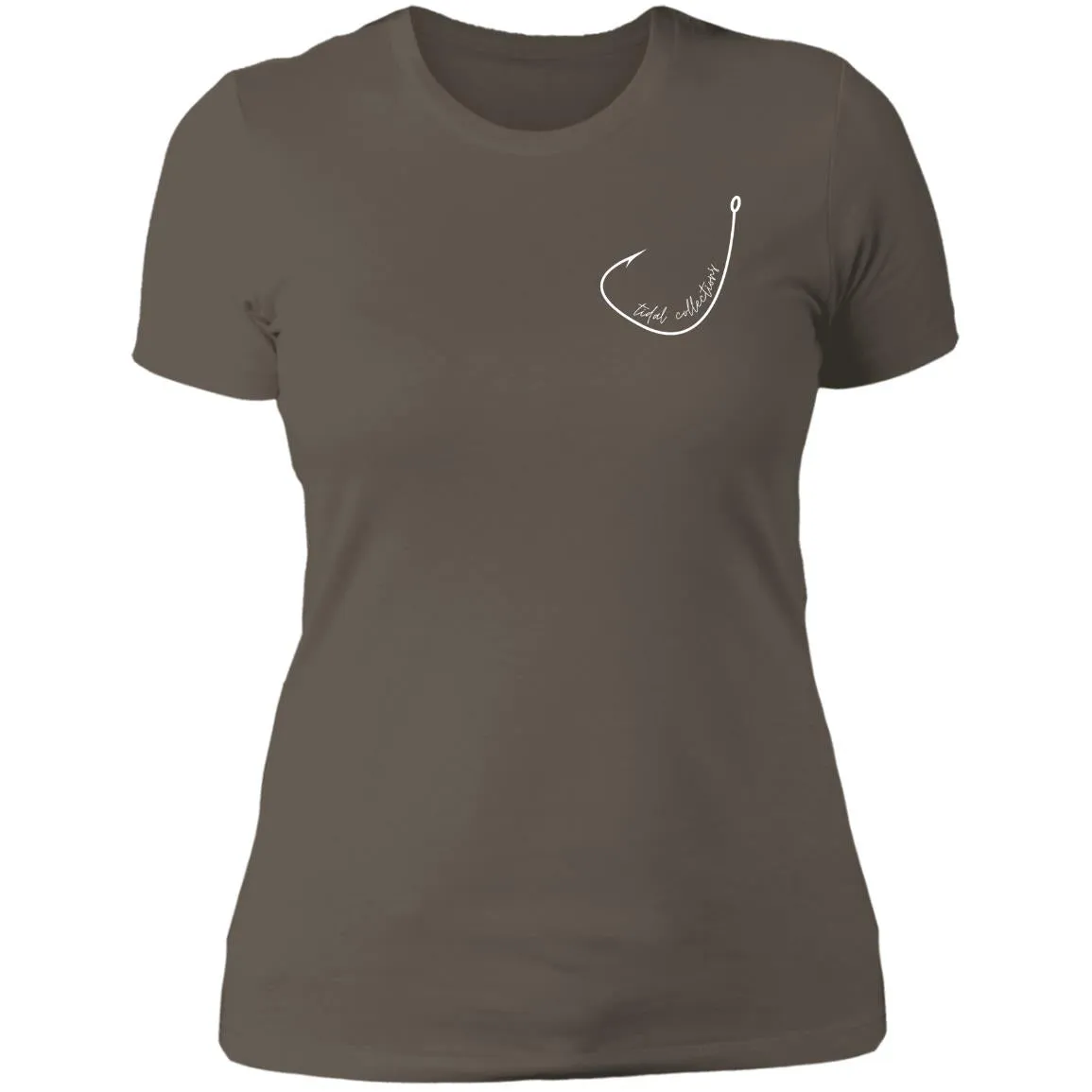 "Small Hook- WHITE" Ladies' Boyfriend T-Shirt