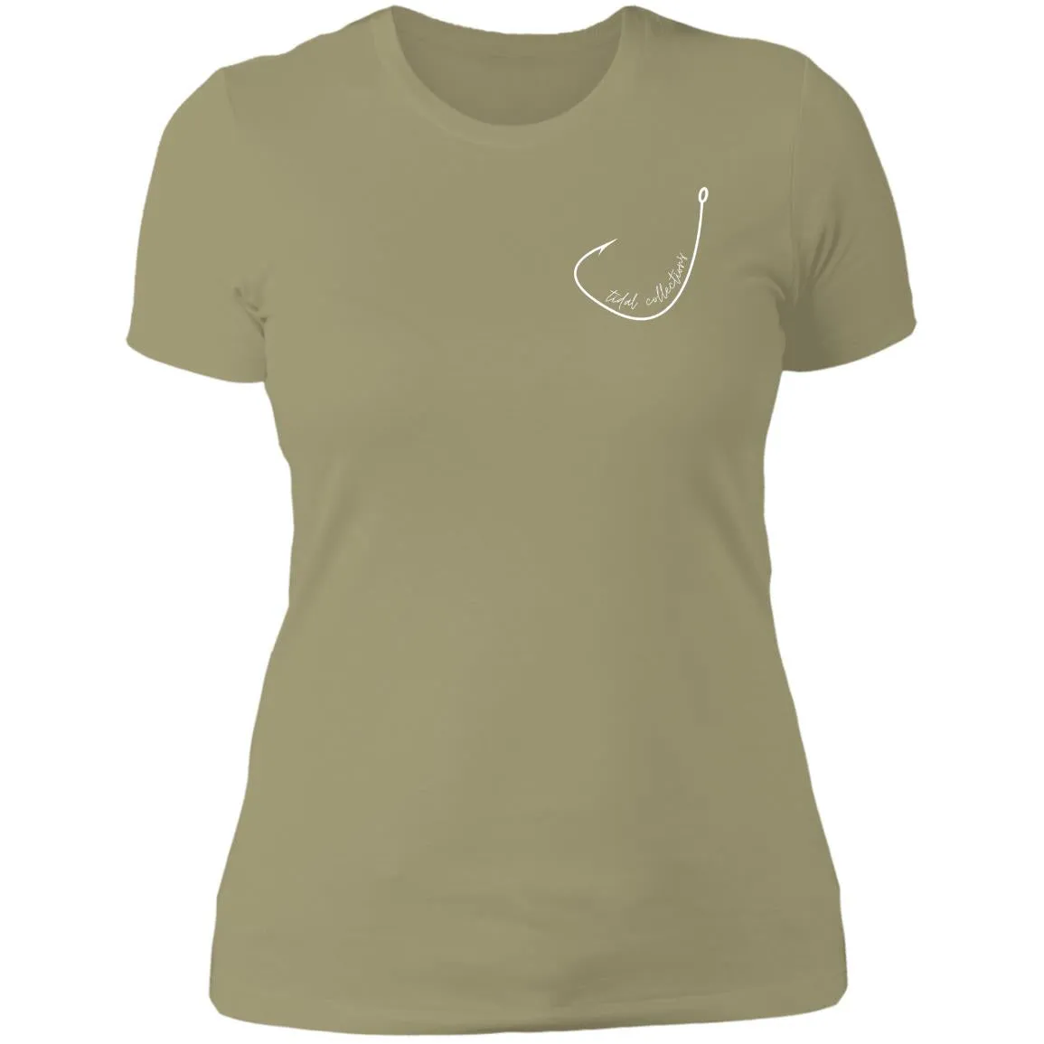 "Small Hook- WHITE" Ladies' Boyfriend T-Shirt