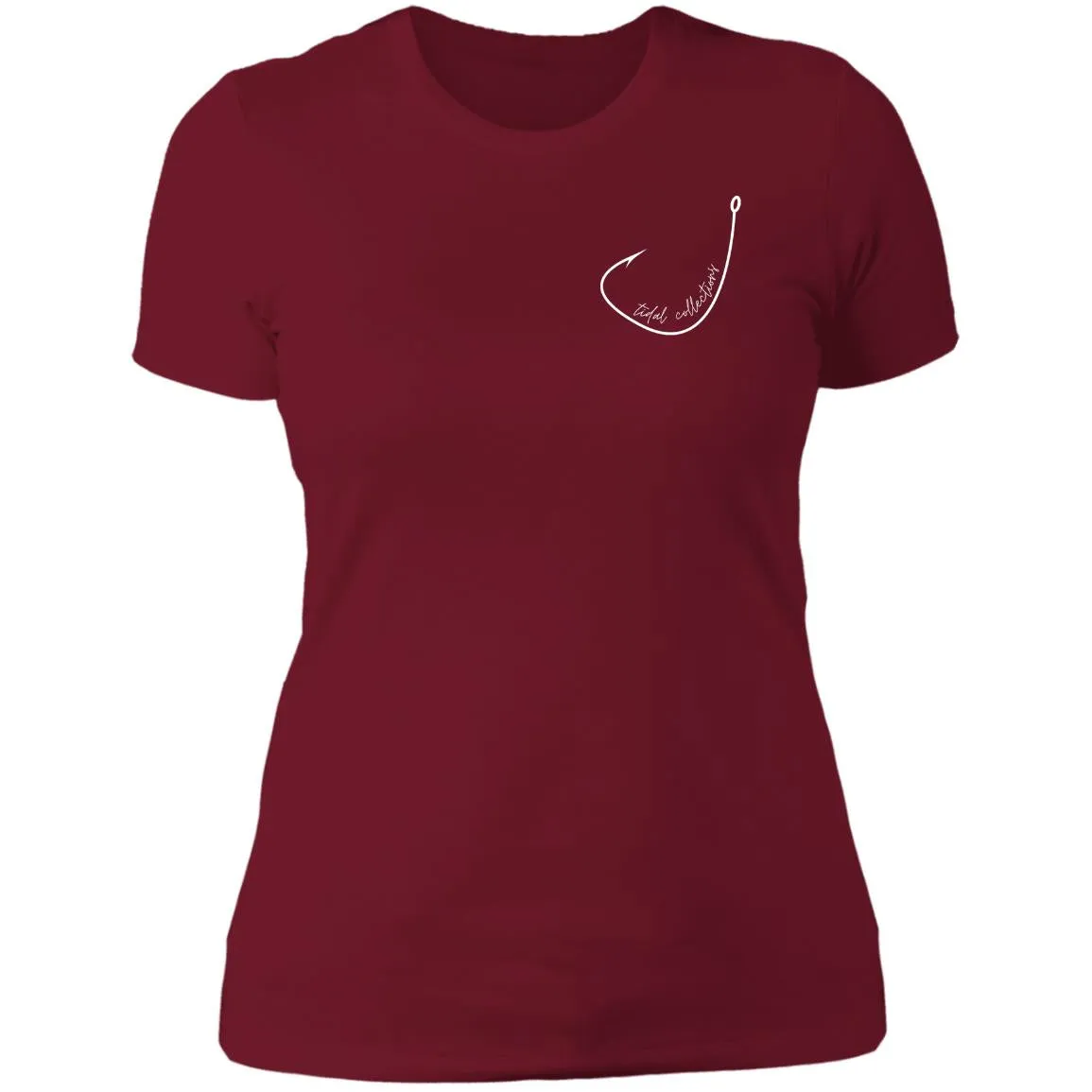 "Small Hook- WHITE" Ladies' Boyfriend T-Shirt