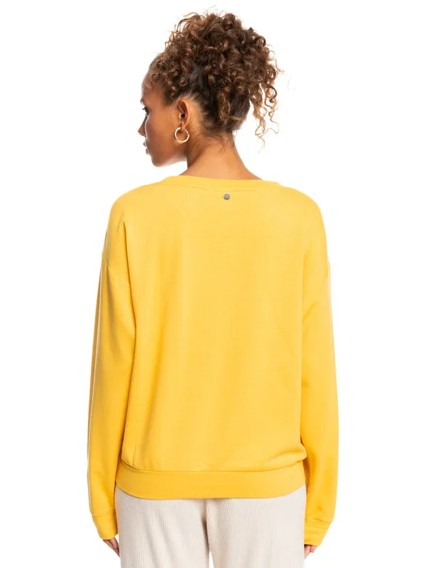 Roxy Womens Surfing by Moonlight Relaxed Fit Sweatshirt