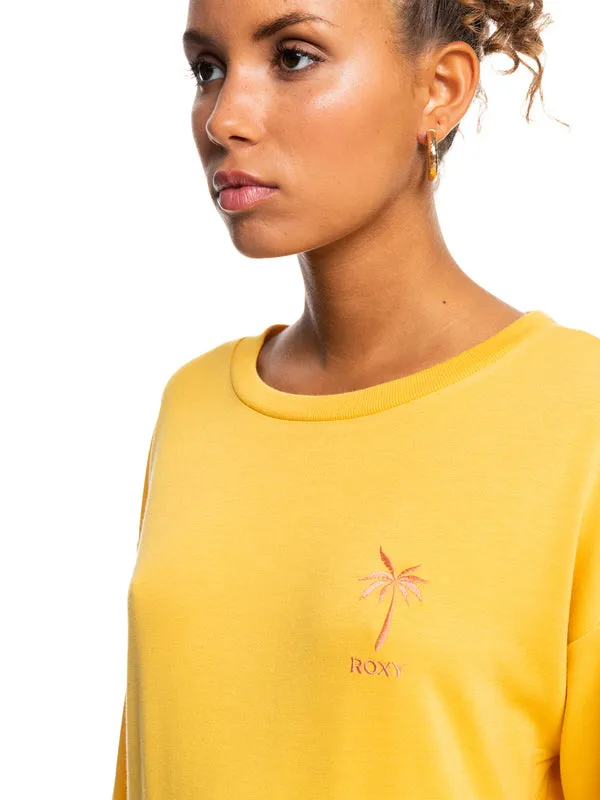Roxy Womens Surfing by Moonlight Relaxed Fit Sweatshirt