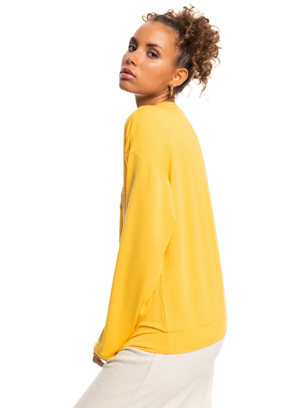 Roxy Womens Surfing by Moonlight Relaxed Fit Sweatshirt