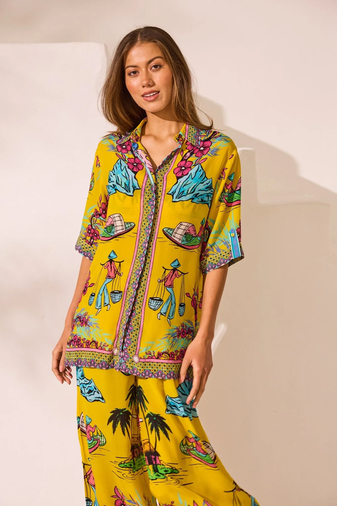 Saigon Sunsets Short Sleeve Shirt