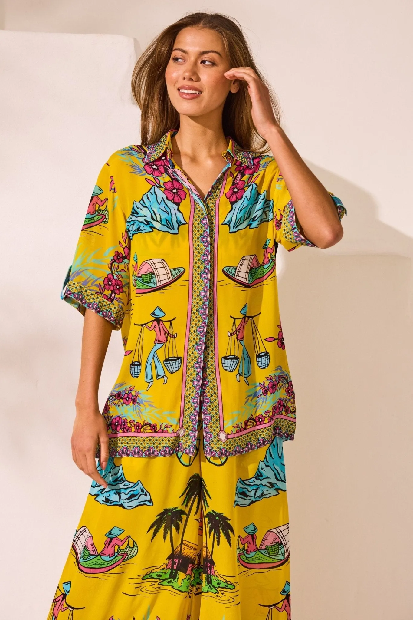 Saigon Sunsets Short Sleeve Shirt
