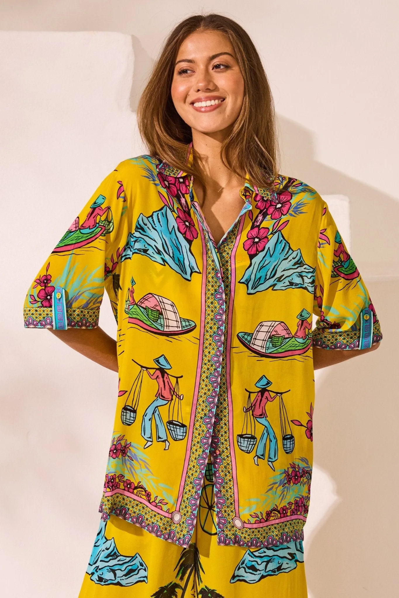 Saigon Sunsets Short Sleeve Shirt
