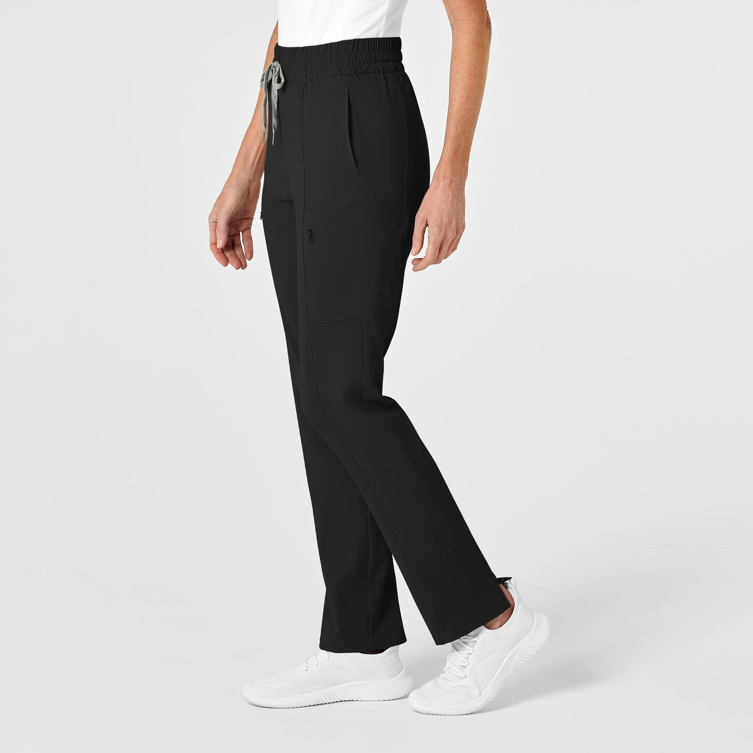 SCC RENEW Women's High Waist Slim Leg Scrub Pant (Petite)