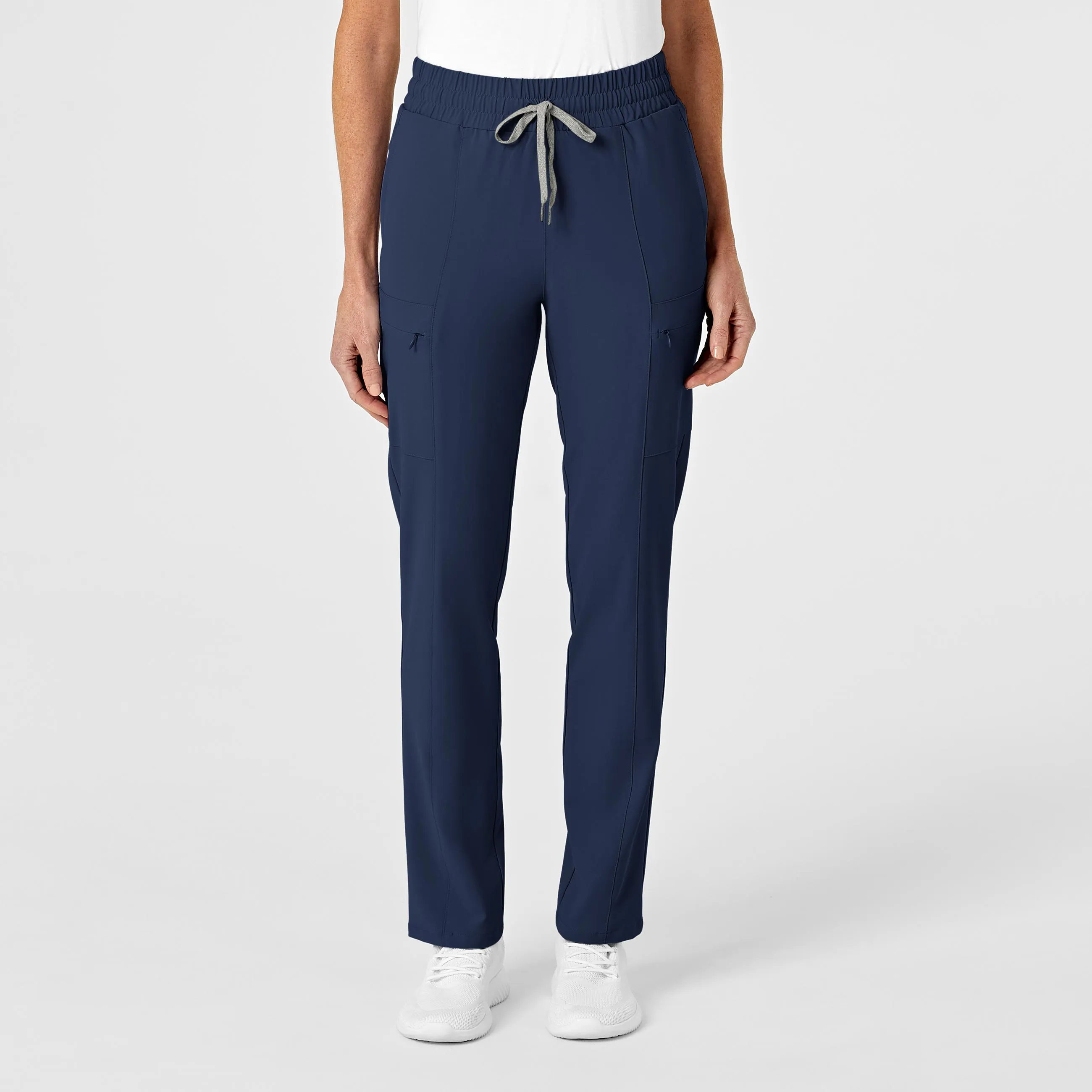 SCC RENEW Women's High Waist Slim Leg Scrub Pant (Petite)