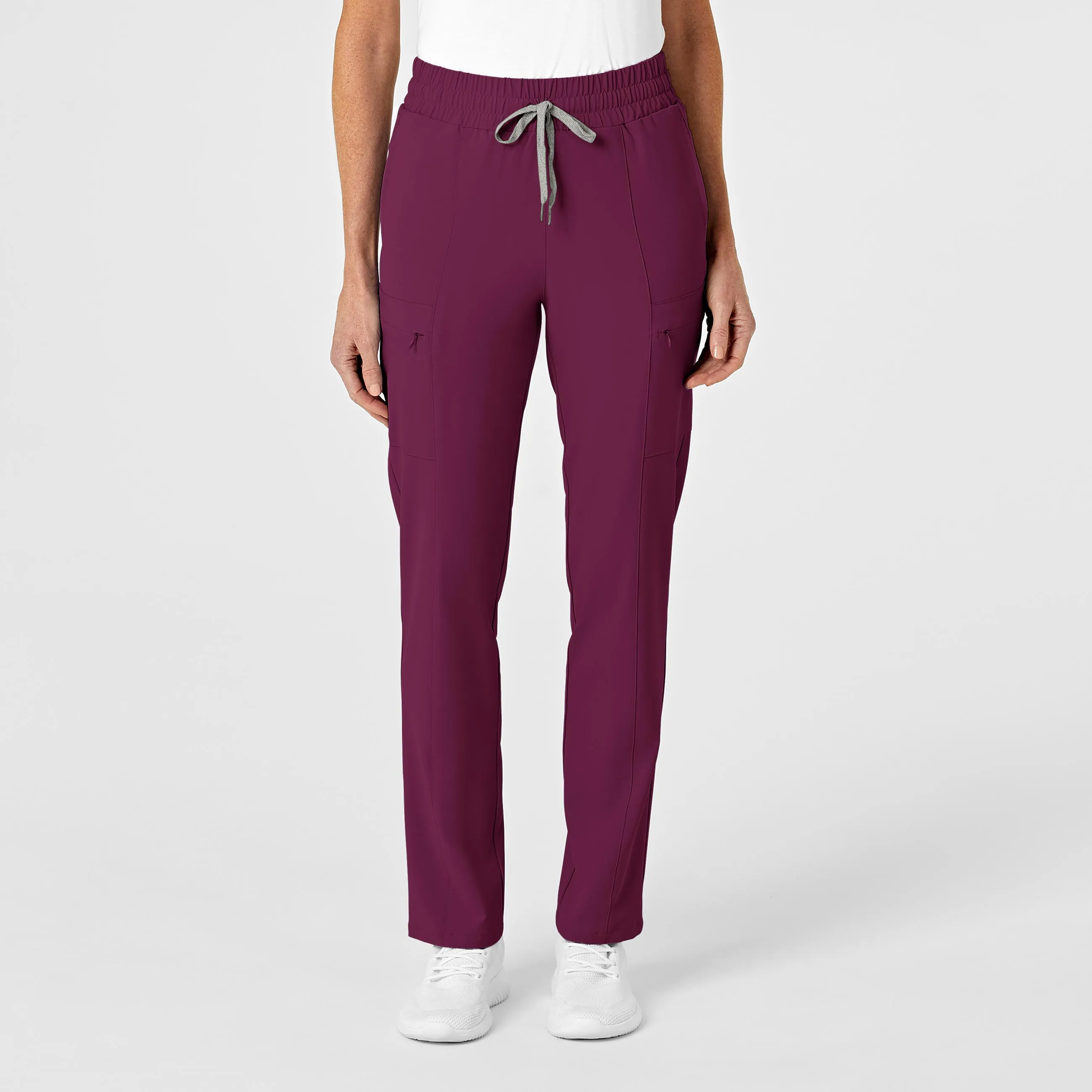 SCC RENEW Women's High Waist Slim Leg Scrub Pant (Petite)