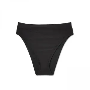 Shade & Shore Women's High Leg High Waist Cheeky Bikini Bottom