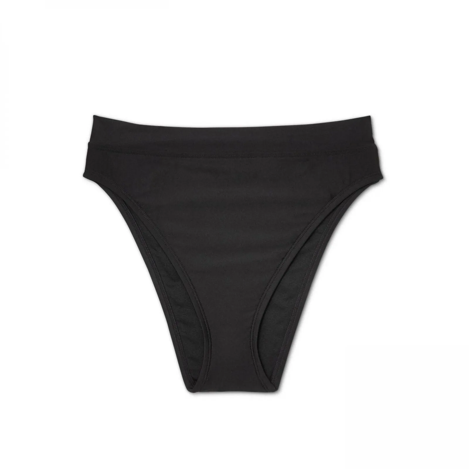 Shade & Shore Women's High Leg High Waist Cheeky Bikini Bottom