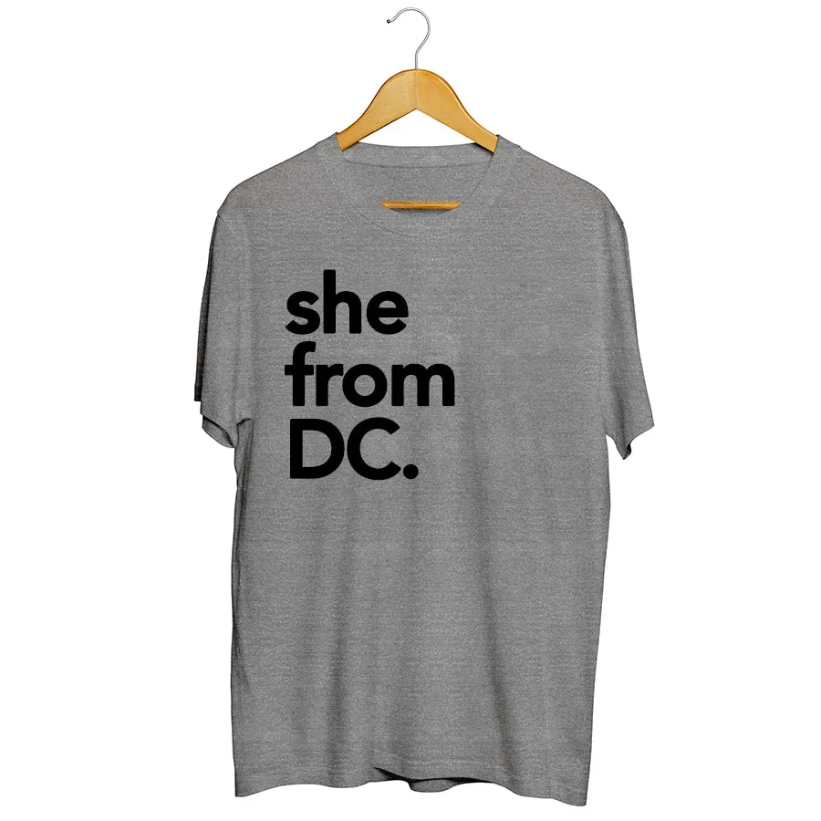 She from DC.