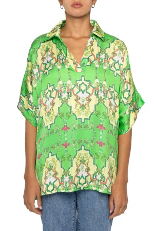 Sight Seeing Satin Blouse