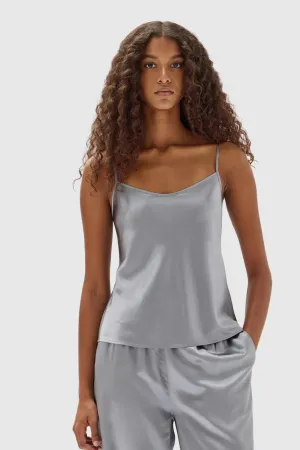 Signature Silk Cami Silver