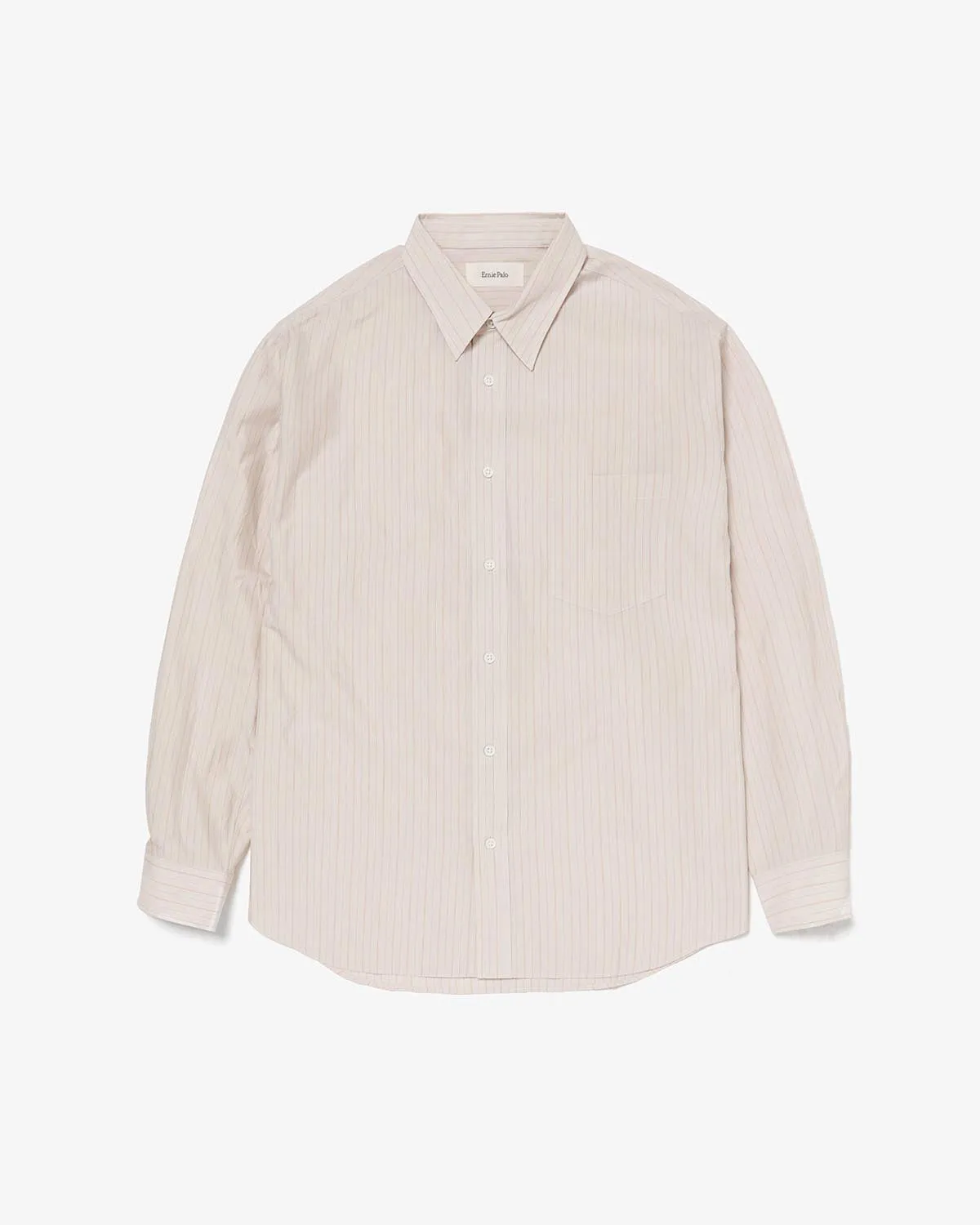 SILK COTTON STRIPE SHIRT (WOMEN'S)