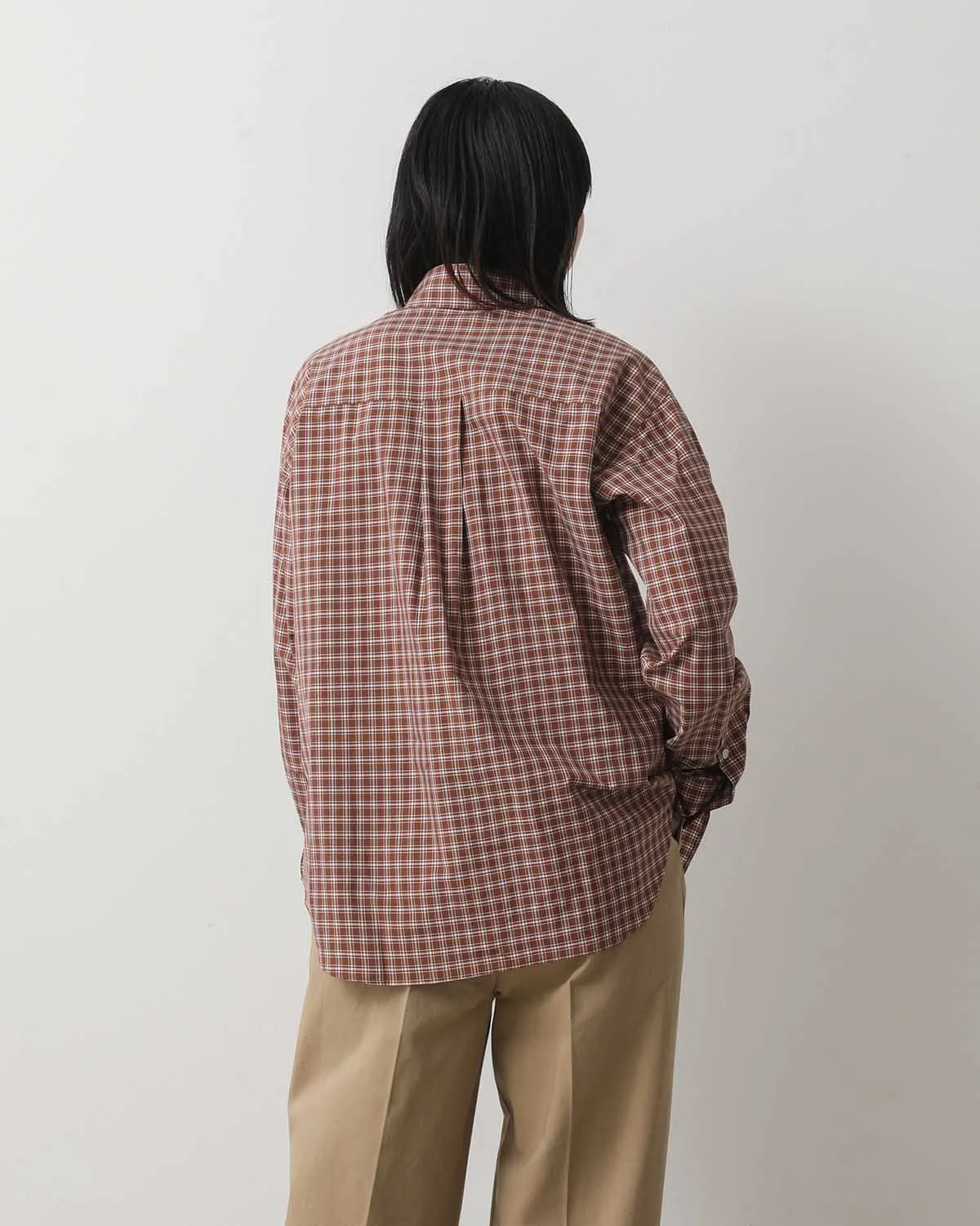 SILK COTTON STRIPE SHIRT (WOMEN'S)