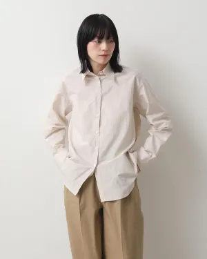 SILK COTTON STRIPE SHIRT (WOMEN'S)