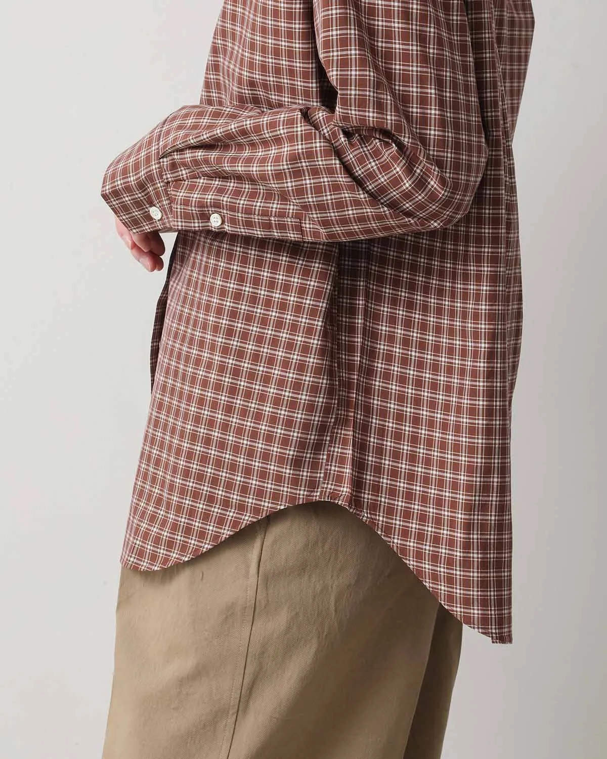 SILK COTTON STRIPE SHIRT (WOMEN'S)