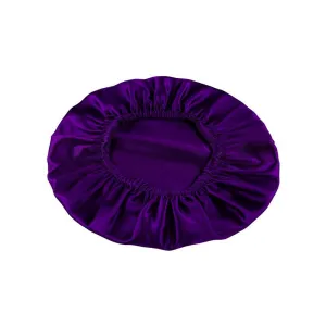 Silk Hair Bonnet - Double side no edge - Royal Purple