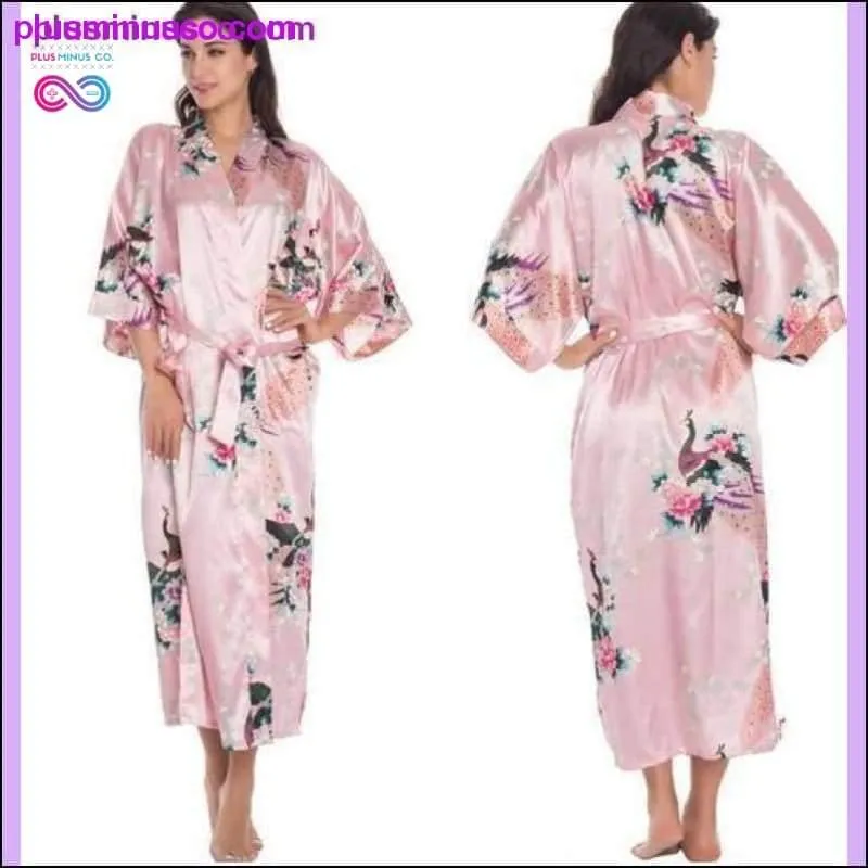 Silk Kimono Robe Bathrobe Women Satin Robe Silk Robes Night