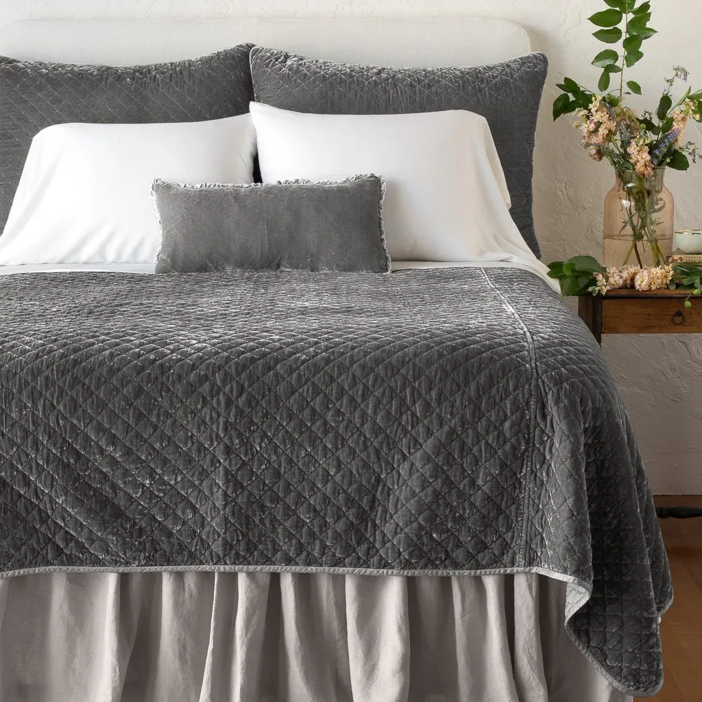 Silk Velvet Quilted Sham