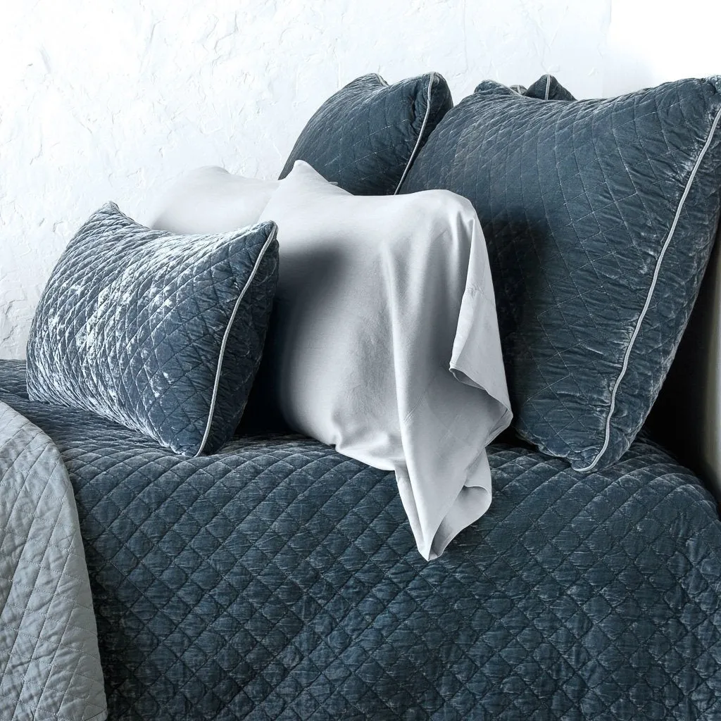 Silk Velvet Quilted Sham