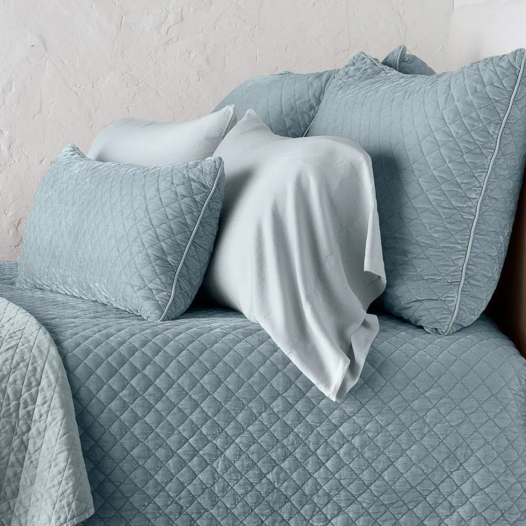 Silk Velvet Quilted Sham