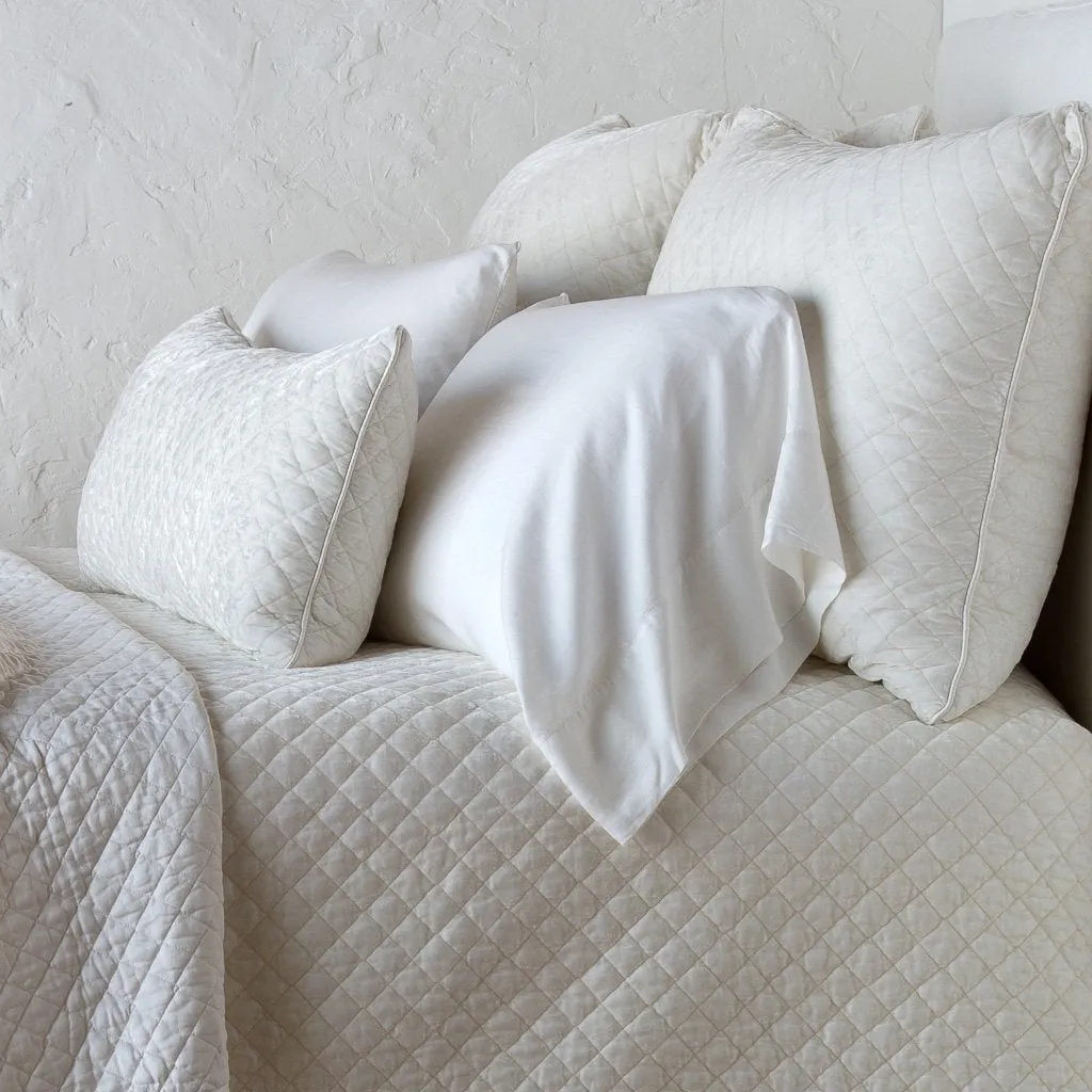Silk Velvet Quilted Sham