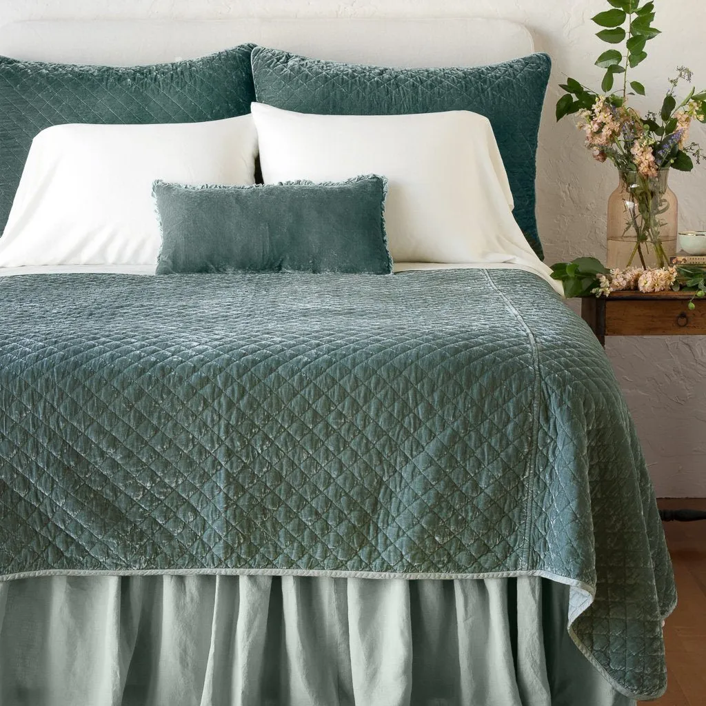 Silk Velvet Quilted Sham