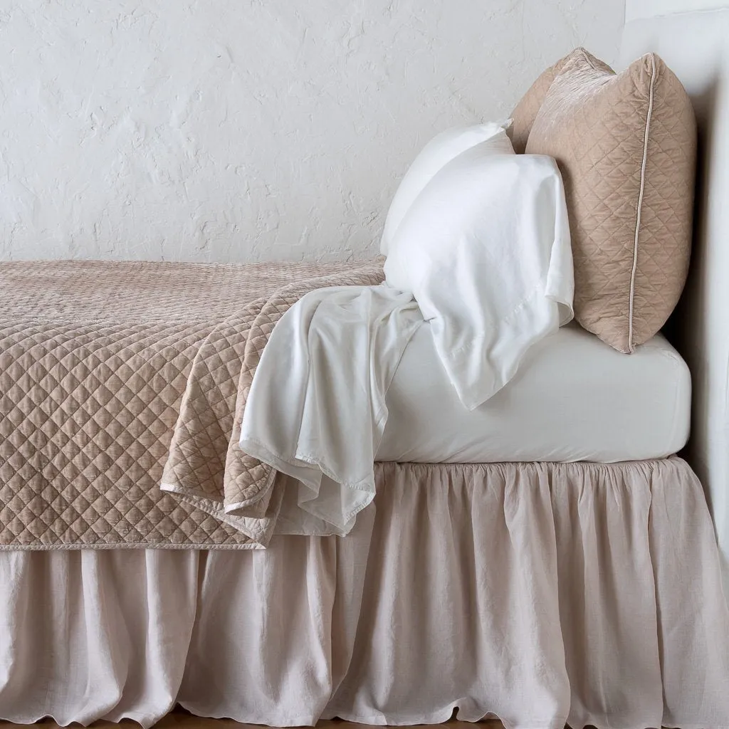 Silk Velvet Quilted Sham