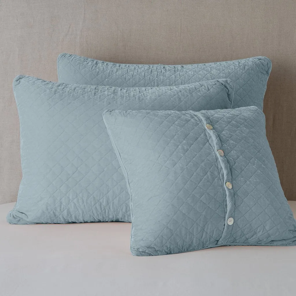 Silk Velvet Quilted Sham